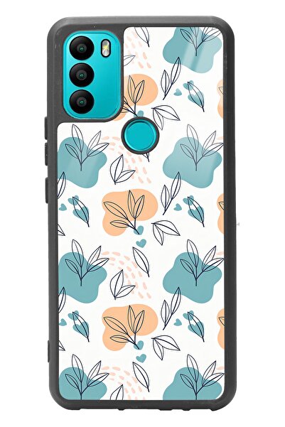 Spoyi General Mobile Gm 21 Plus Minik Yapraklar Tasarımlı Glossy Telefon Kılıfı
