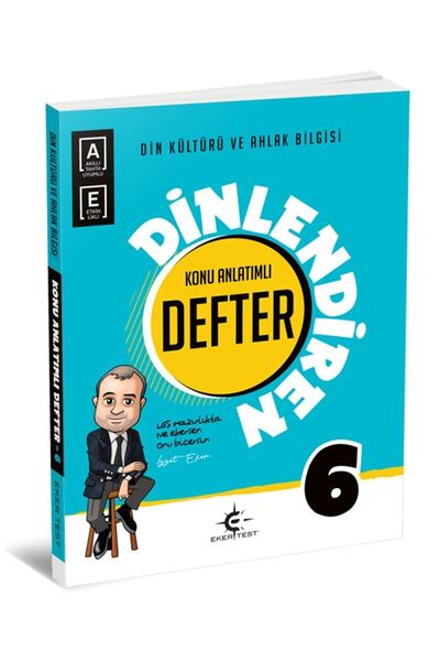 Eker Test Yayınları 6. Sınıf Din Kültürü ve Ahlak Bilgisi Dinlendiren Defter
