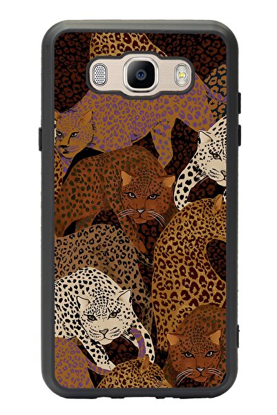 Spoyi حافظة هاتف سامسونج J7 (2016) بتصميم الفهود لامعة