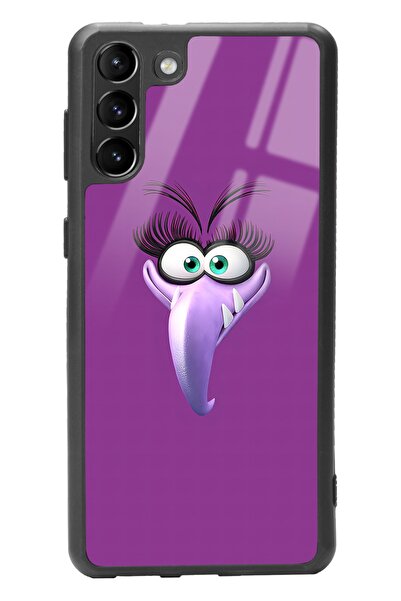 Spoyi حافظة هاتف سامسونج S-21 بلس بتصميم أرجواني لامع