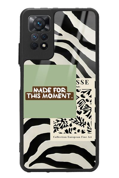 Spoyi حافظة هاتف لامعة بتصميم ماتيس أخضر لهاتف Xiaomi Redmi Note 11 Pro