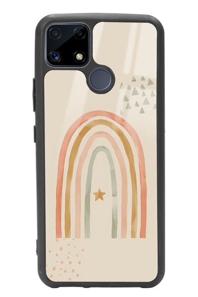 Spoyi Oppo Realme C25 Glossy Phone Case with Watercolor Art Design
