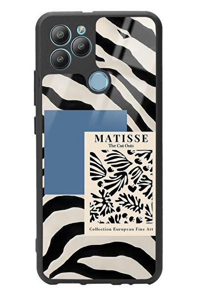 Spoyi General Mobile Gm 22 Plus Zebra Matısse Tasarımlı Glossy Telefon Kılıfı