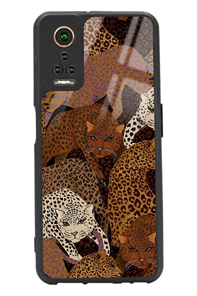 Spoyi General Mobile Gm 22 Pro Leoparlar Tasarımlı Glossy Telefon Kılıfı