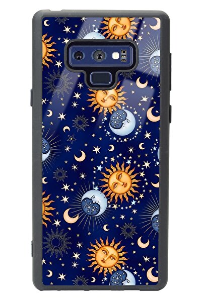 Spoyi Samsung Note 9 Ay Güneş Pijama Tasarımlı Glossy Telefon Kılıfı