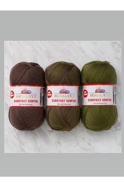 Himalaya Everyday Symphony Green 3-Piece Knit Lanyard