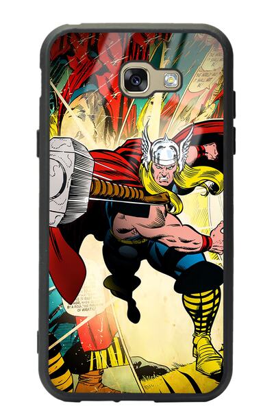 Spoyi Samsung A7 (2017) Thor Tasarımlı Glossy Telefon Kılıfı