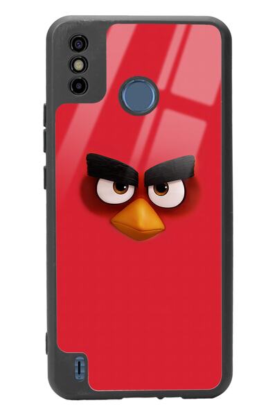 Spoyi Tecno Spark 6 Go Red Design Glossy Phone Case