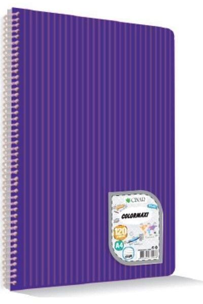 ÇINAR DEFTER A4 144 Sheets Pp Pumpkin Spiraled Lined Notebook