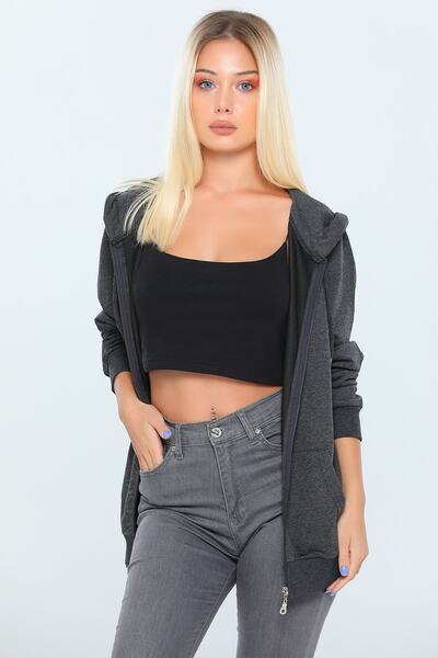 AYD Суичър с качулка Унисекс Oversize Basic 3 повдигнати нишки 1-во качество Плътен плат