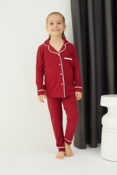 ELİTOL Cotton Buttoned Pajama Set