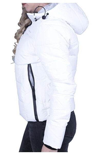 lumberjack 101165657   Apreskı Coat Palton scurt Byn - Alb - L - St05339-alb-l