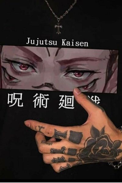 MODAGEN Unisex Anime Jujutsu Kaisen Oversize T-shirt