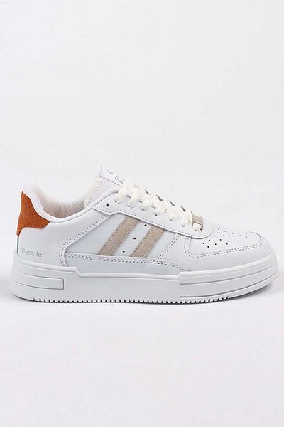 Freemax Unisex Garantat Ortopedic Usor Flexibil Rezistent Pantofi Sport Pantofi Sport Alb Portocaliu