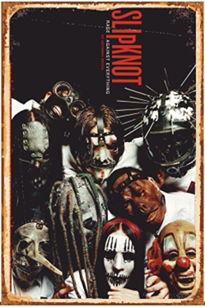 Hayat Poster Ρετρό ξύλινη αφίσα Slipknot Banner Rock Music