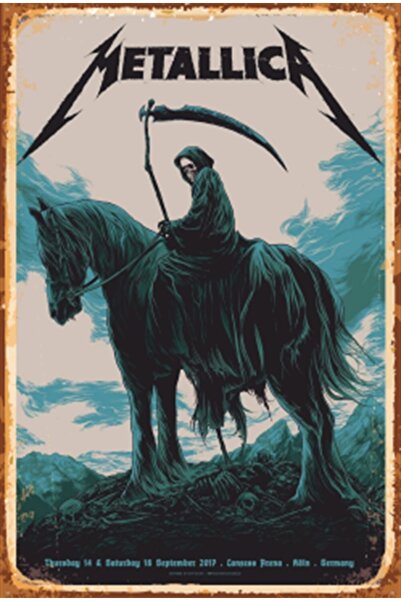 Hayat Poster Copertă album Metallica Poster retro din lemn