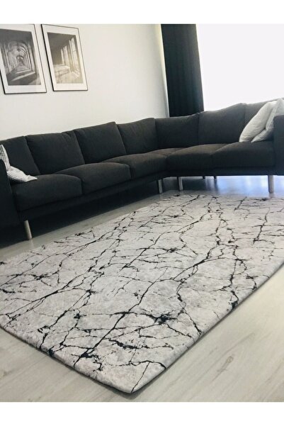 Miray Tekstil Fistanbul Modern Desen Lastikli Halı Örtüsü