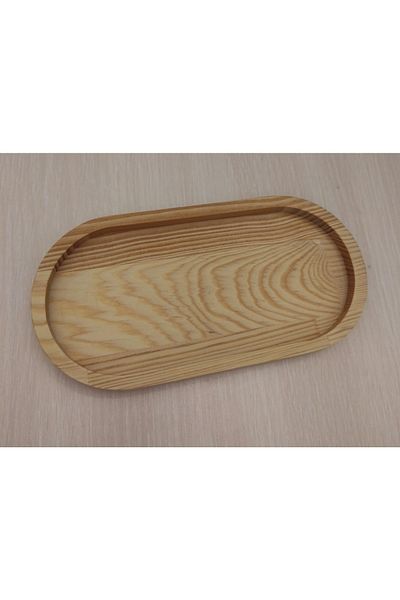 YELLOW STARY HOME DECOR Wooden Oil Pot, Soap Dish Stand & Presentation Plate