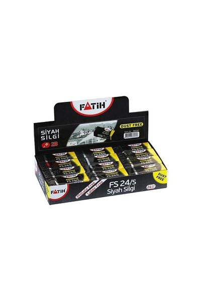 Fatih Γόμα Μαύρη 24 τμχ Fa36030slsı