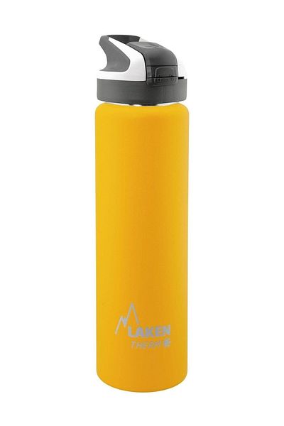 LAKEN Thermos Summit with Steel Straw 0.75l Yellow Lkts7y