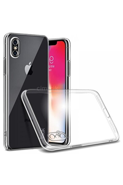 Go Aksesuar Apple Iphone X Kılıf Şeffaf Kılıf Süper Silikon Kapak Darbe Emici...