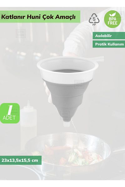 Jet's Home Folding Funnel Foldable Funnel Hangable