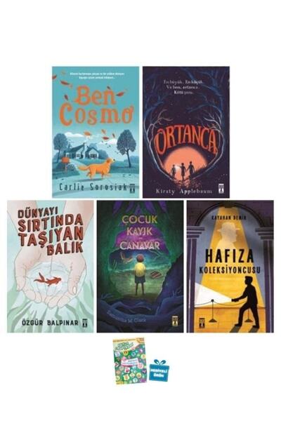 Genç Timaş Hediyeli 5. 6. 7. 8. Sınıflar Ortaokul Okuma Kitapları 5 Kitap Ben...