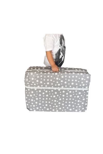 Vip Home Concept Market Ürünleri Bebek Yatağı Oyun Parkı Çocuk Yatağı Katlanabilir Sünger Yatak 60x120-4 cm