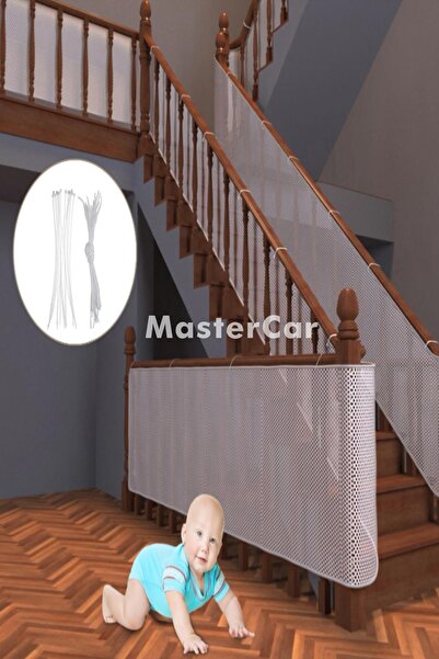 MasterCar Balcony and Stair Net Children's Safety Net Anti-Fall Anti-Pinch Net 250cm X 80cm