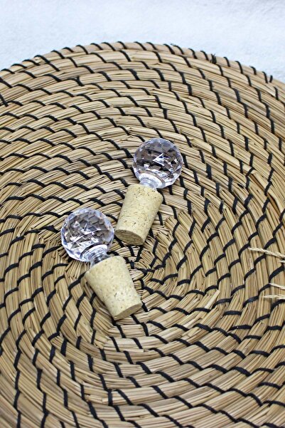 Jenisa 2 Adet Yuvarlak Elmas Desenli Mantar Tıpa