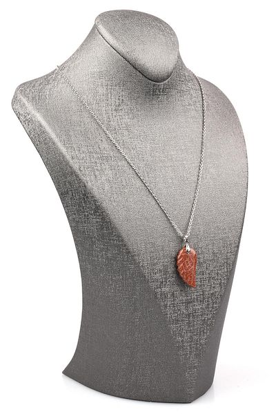 Sahra Brown Star Stone Synthetic Stone Wing Necklace