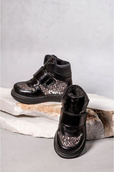 Toddler Black Girl's Boots