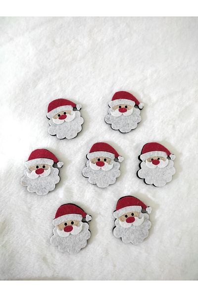damlakids Santa Claus Felt Figure 5 Pieces 6 Cm