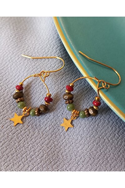 delay art أقراط Elmakers الأصلية ذات الخرز البوهيمي العرقي