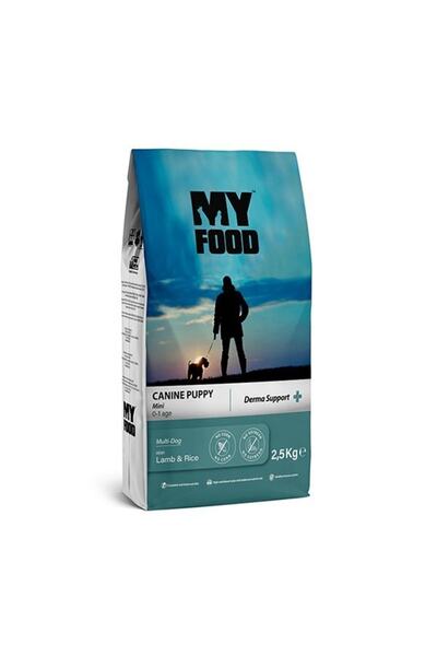 My Food Kuzulu Pirinçli Yavru Küçük Irk Köpek Maması Derma Support 2,5 kg