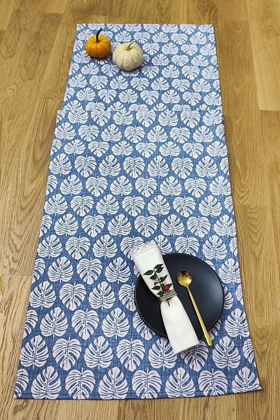 Esafe Home Covoraș din țesătură de in Monstera Duck 140x40