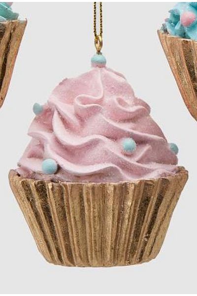 Spring&Kos Πρωτοχρονιάτικο στολίδι Cupcake