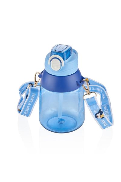 Vagonlife 800ml Tritan Water Bottle with Hanging Straw and Animal Sticker Gift