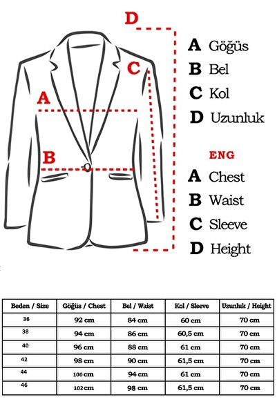 diaves Yeşil Kruvaze Blazer Ceket
