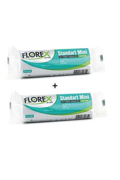 GELDİMİCOM White Standard Mini Size Garbage Bag 40x45cm 2 Rolls 40 Pieces