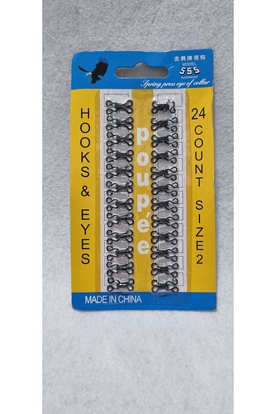 erdoğan hobi Agraf Button Clasp Button 24 Pieces 1.5cm Black No:2 Bra Clasp Skirt Clasp Vest Clasp Athlete Clasp