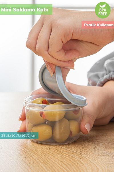 Jet's Home Mini Round Storage Container Bpa Free 175 Ml