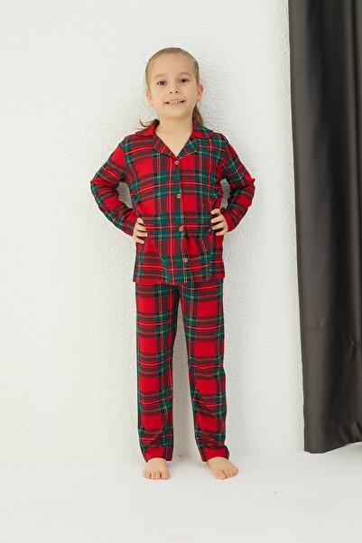 ELİZ HOMEWEAR Pamut gombos pizsama szett