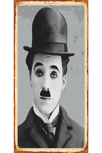 Hayat Poster Mini poster retro din lemn Charlie Chaplin