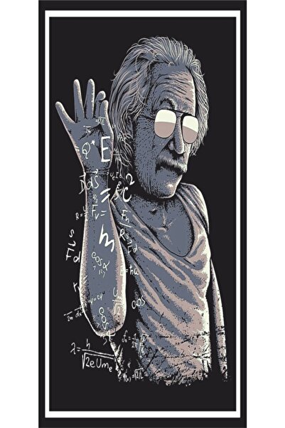 Hayat Poster Μίνι ρετρό ξύλινη αφίσα - Einstein Nusret Salt