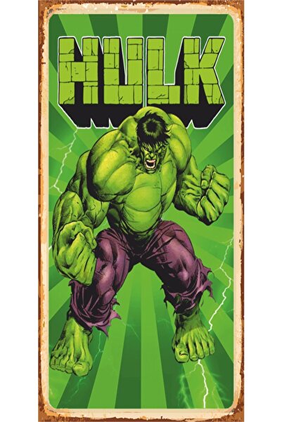 Hayat Poster Mini poster retro din lemn Hulk Super Heroes