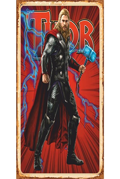 Hayat Poster Poster mini retro din lemn Thor Super Heroes