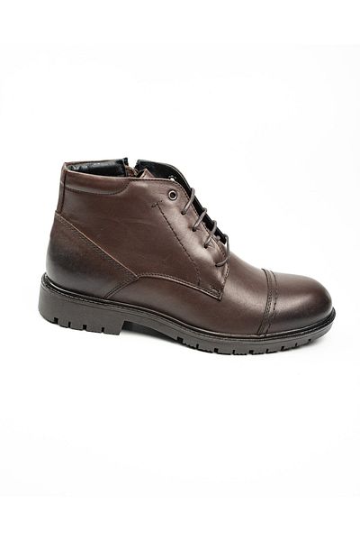 JAMES FRANCO 430 Brown Leather Men's Boots