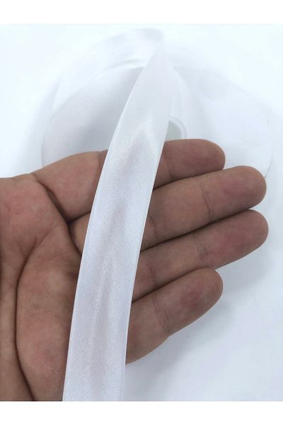 Bontex Λευκό Σατέν Πιέτα 2 εκ. 1 μέτρο – Κορδέλα