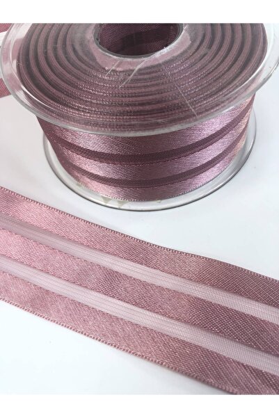 Bontex Dusty Rose Trei Linii Satin Ornament Ribbon 5 Yards – Panglică – Panglică